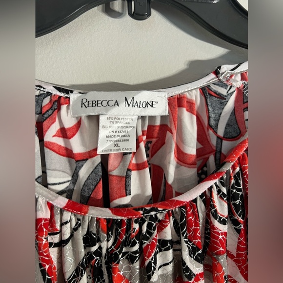 Rebecca‎ Malone women’s blouse size XL - Picture 4 of 5